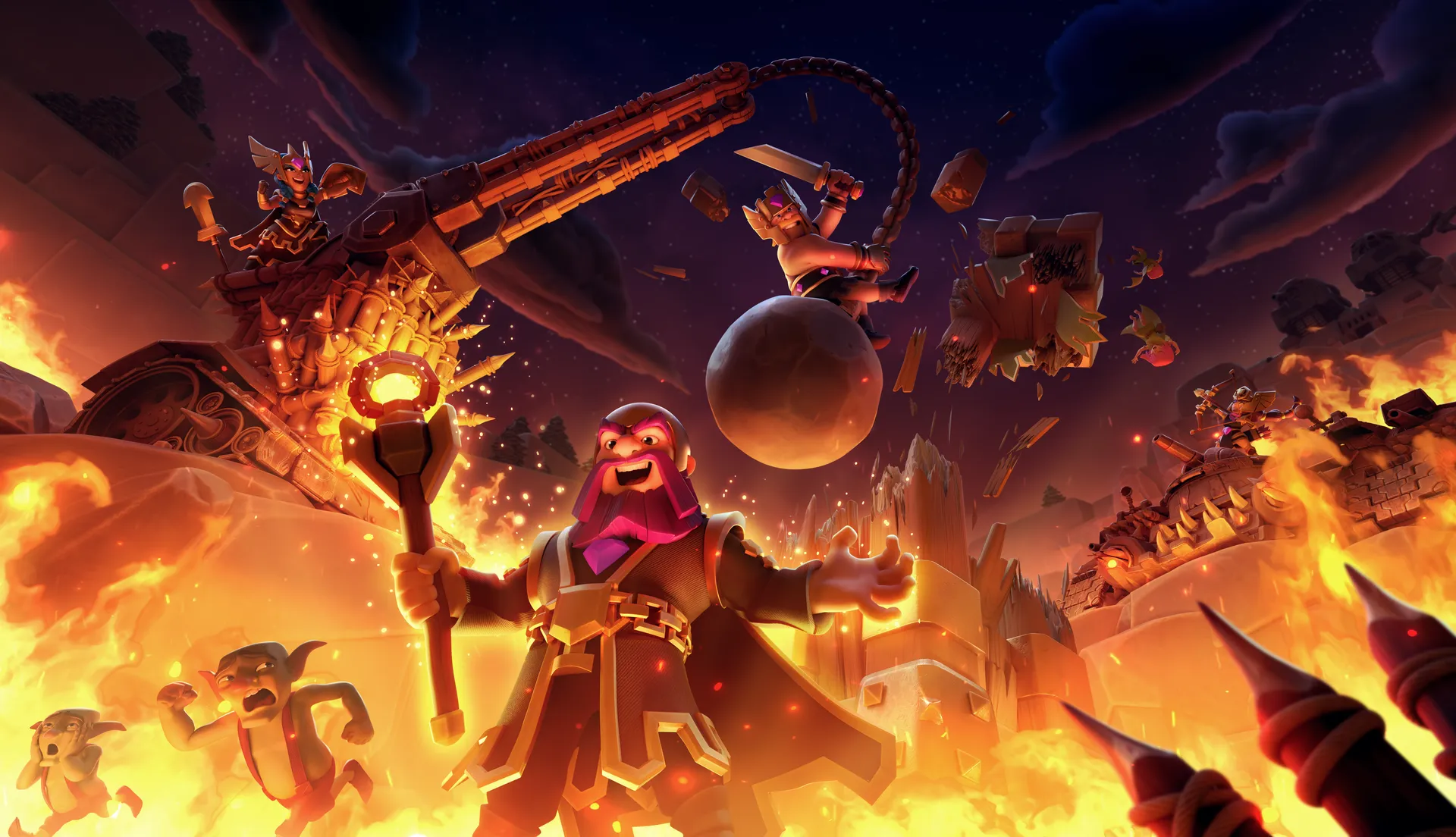 Clash of clans banner artwork