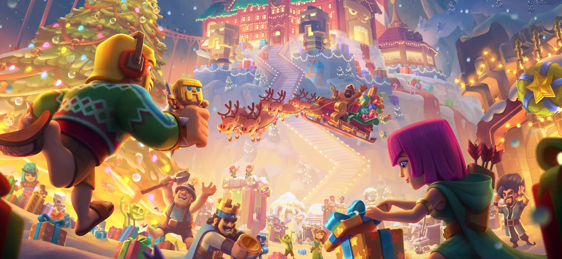 Clash of clans banner artwork