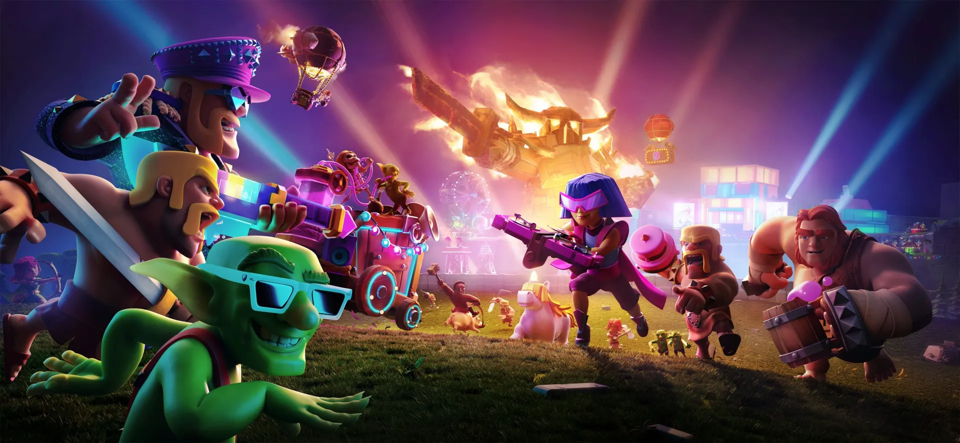 Clash of clans banner artwork