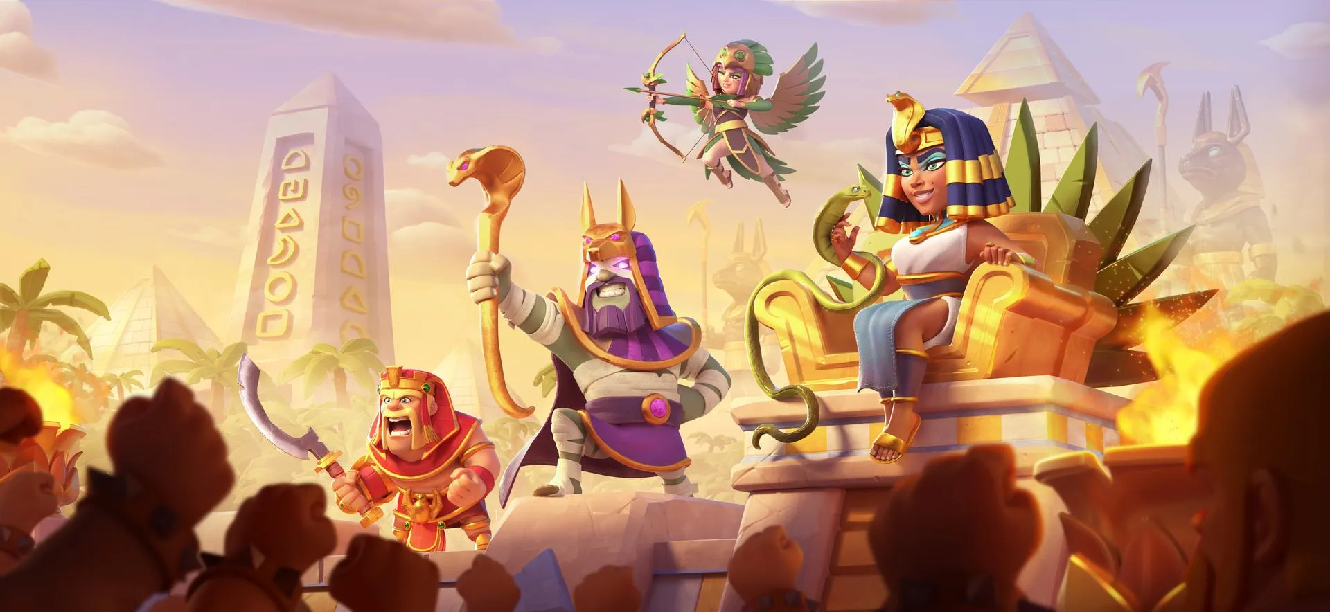 Clash of clans banner artwork