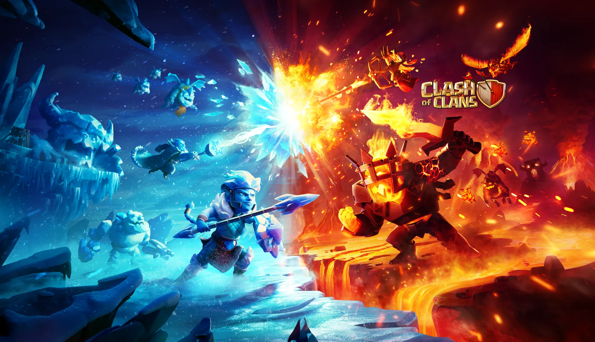 Clash of clans banner artwork