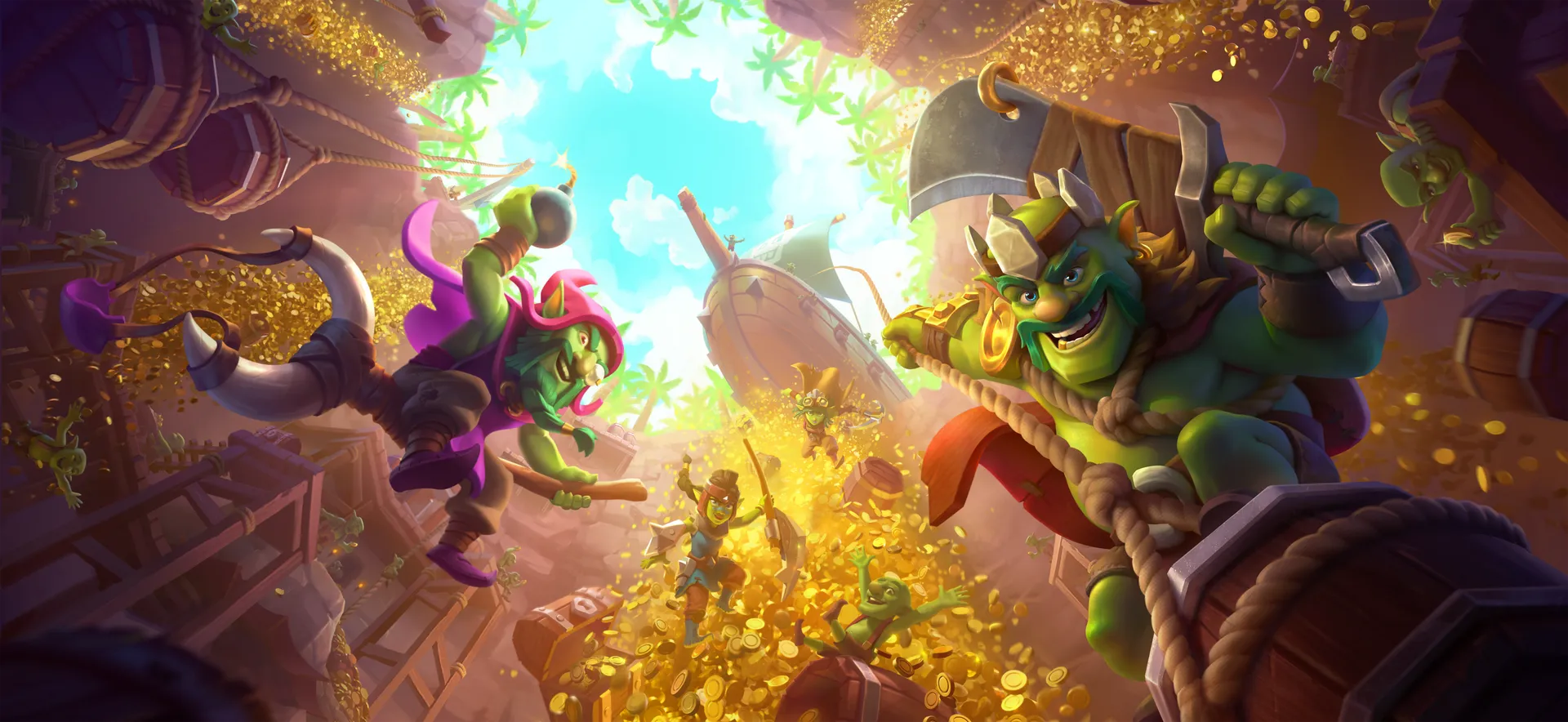 Clash of clans banner artwork