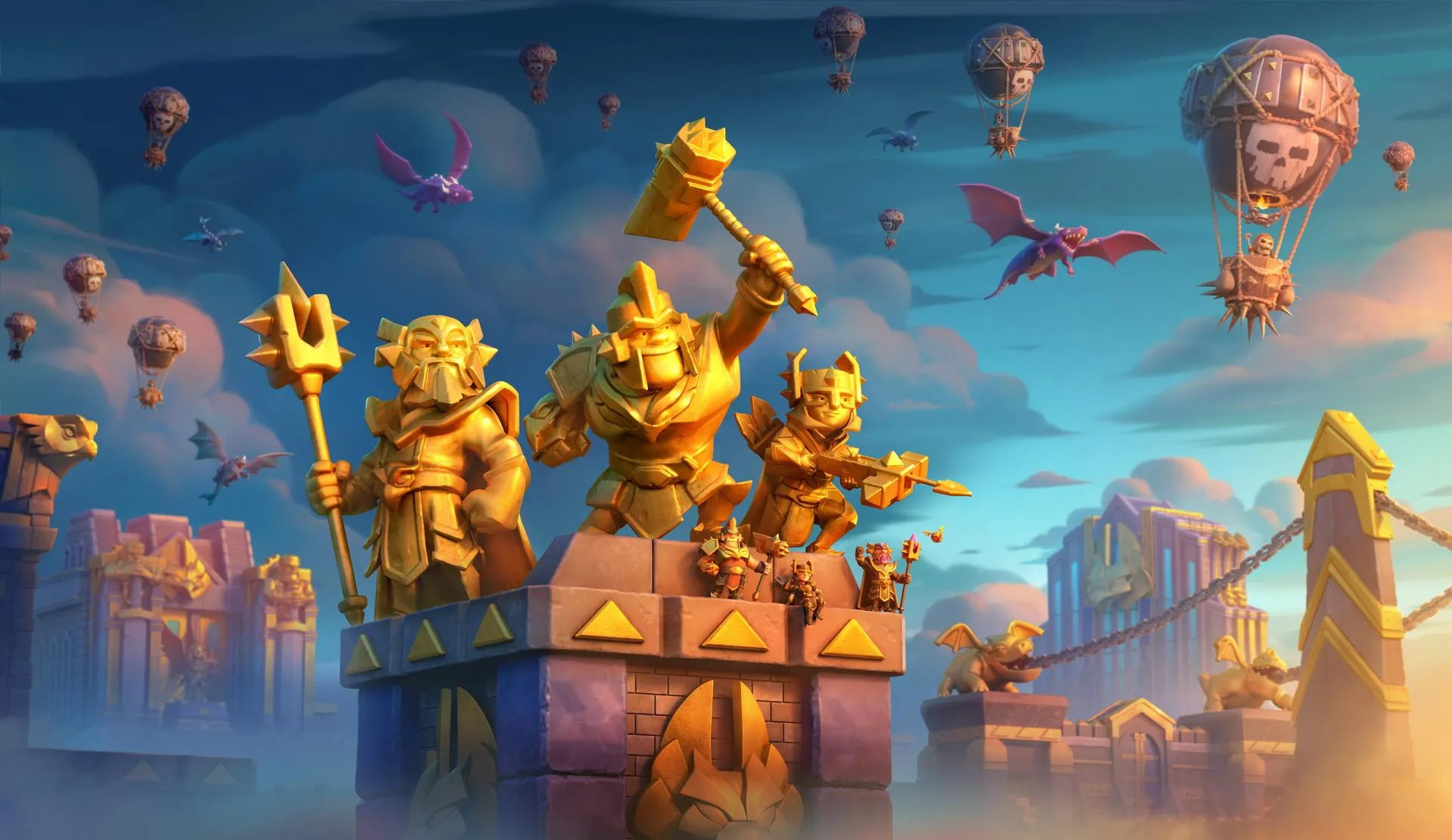 Clash of clans banner artwork