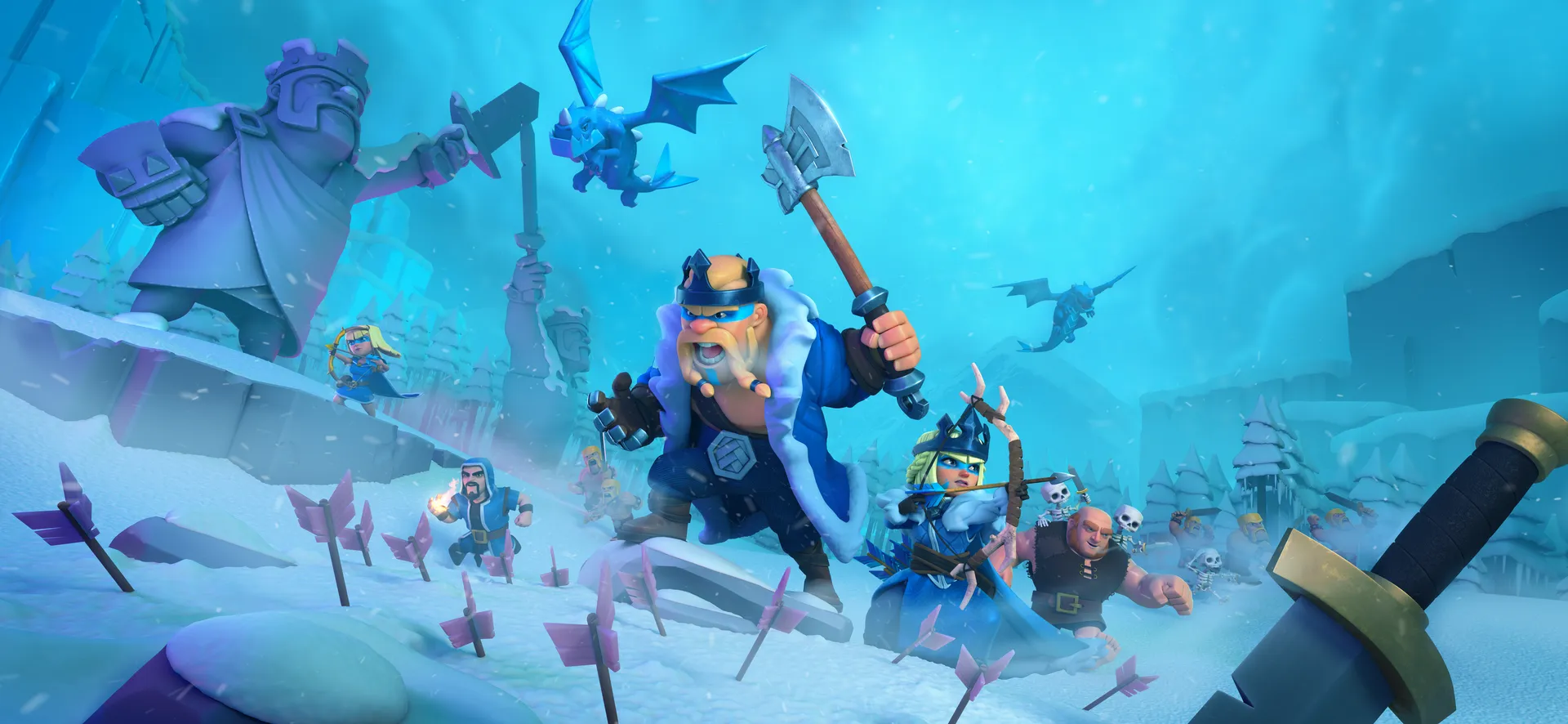 Clash of clans banner artwork