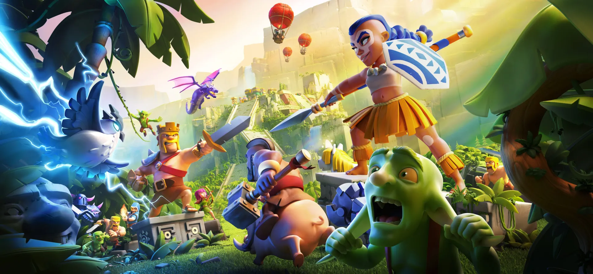 Clash of clans banner artwork