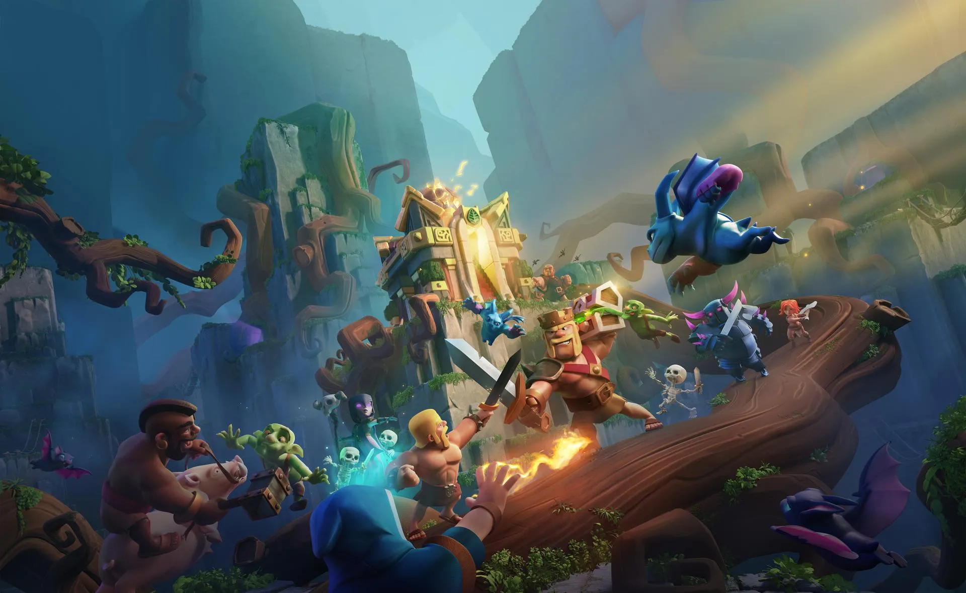 Clash of clans banner artwork