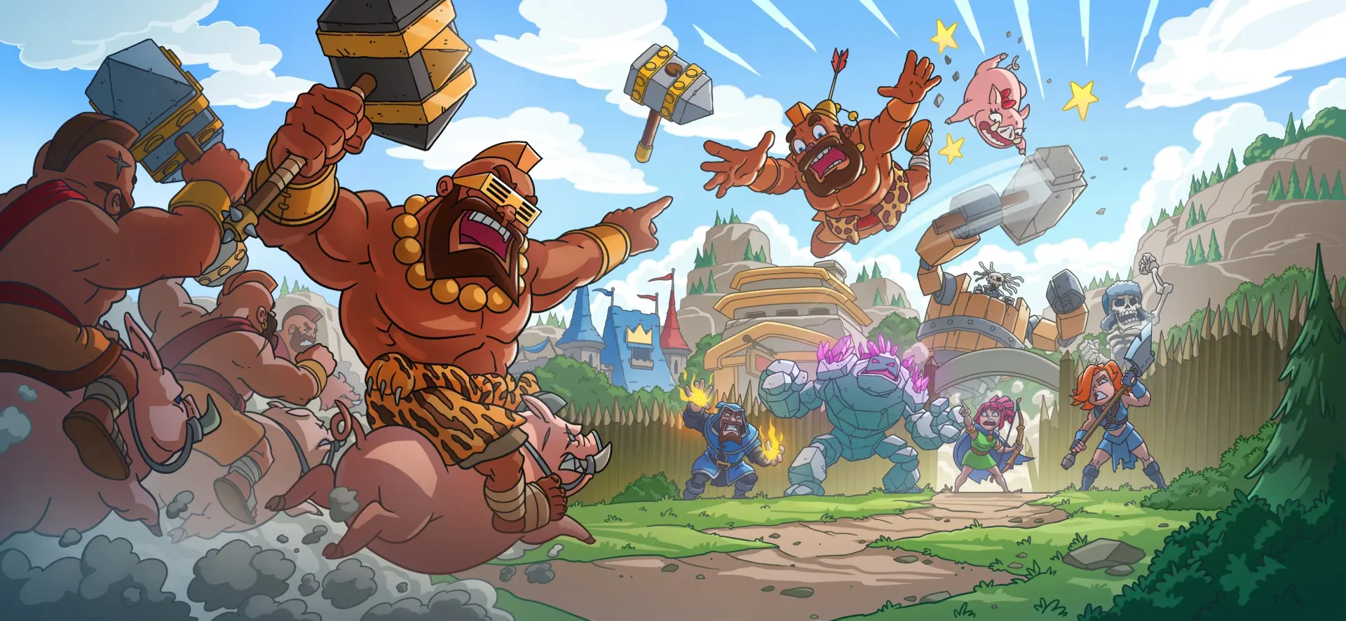 Clash of clans banner artwork