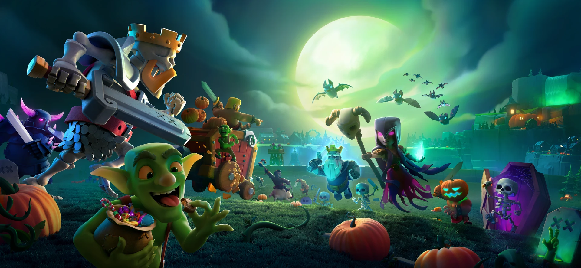 Clash of clans banner artwork