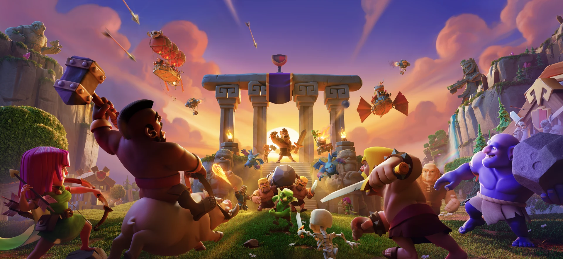 Clash of clans banner artwork