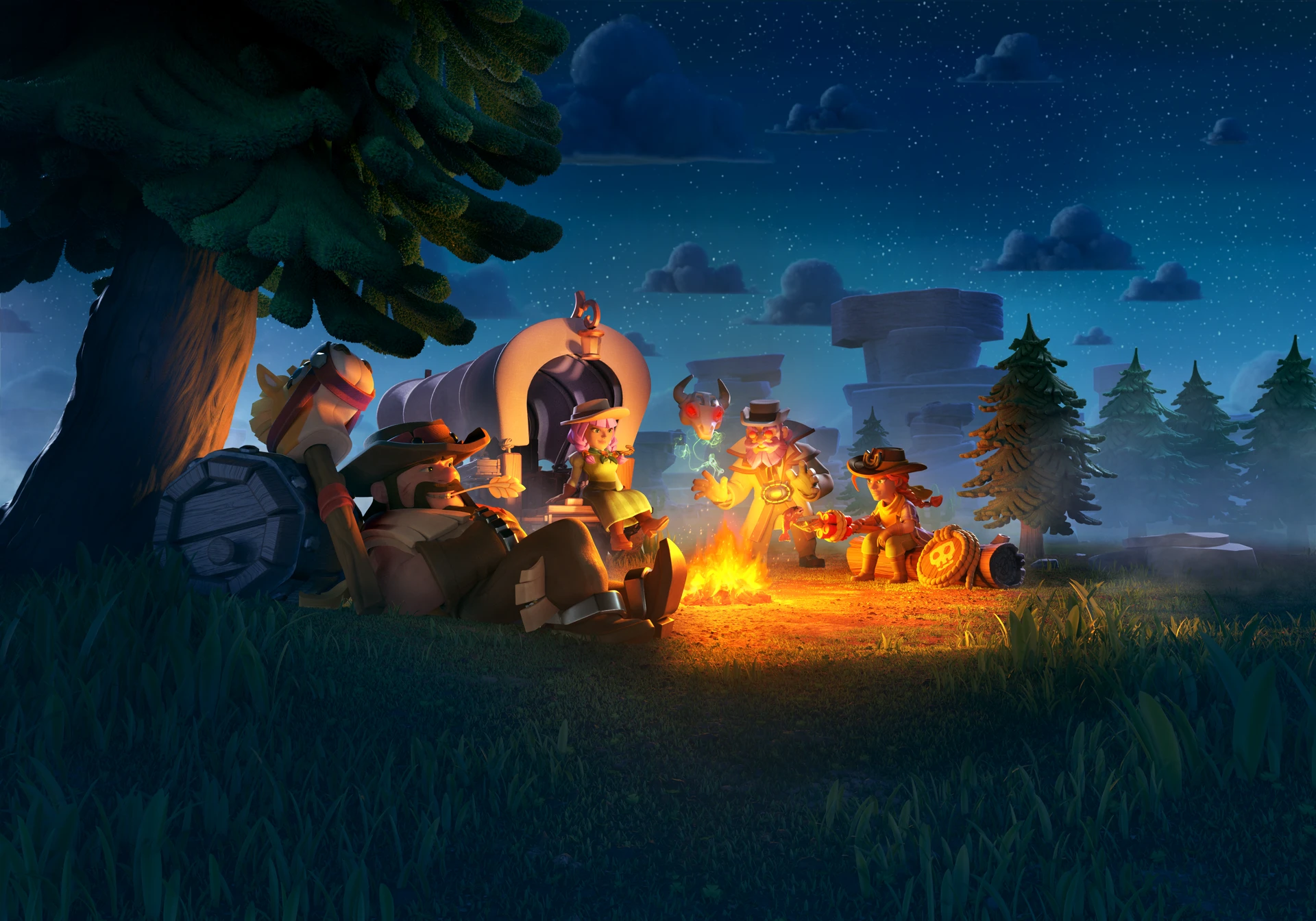 Clash of clans banner artwork